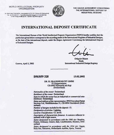 International Deposit DM/059 328